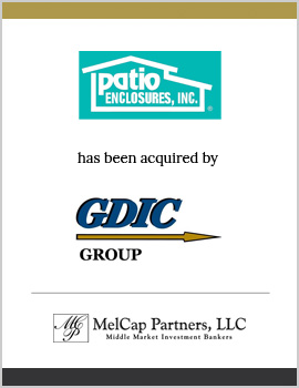 Patio Enclosures Melcap Partners Cleveland Oh Investment Bank