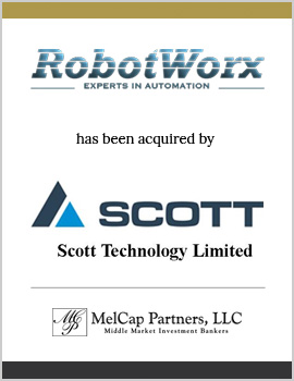 RobotWorx MelCap Partners Middle Market Investment Bank in