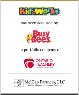 Kid Works Creative Learning Centers is a regional leader in the provision of child care services and early childhood education.